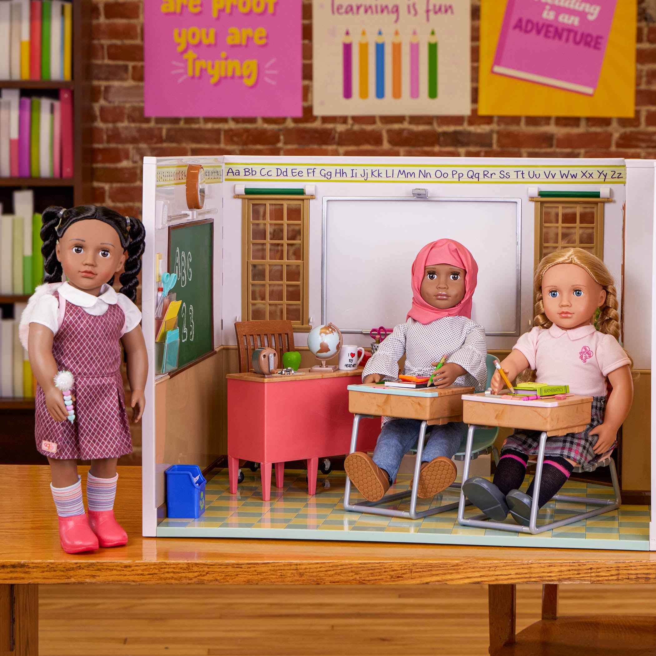 Doll School Classroom Generation Dollhouse Awesome Academy Teacher  Accessories D