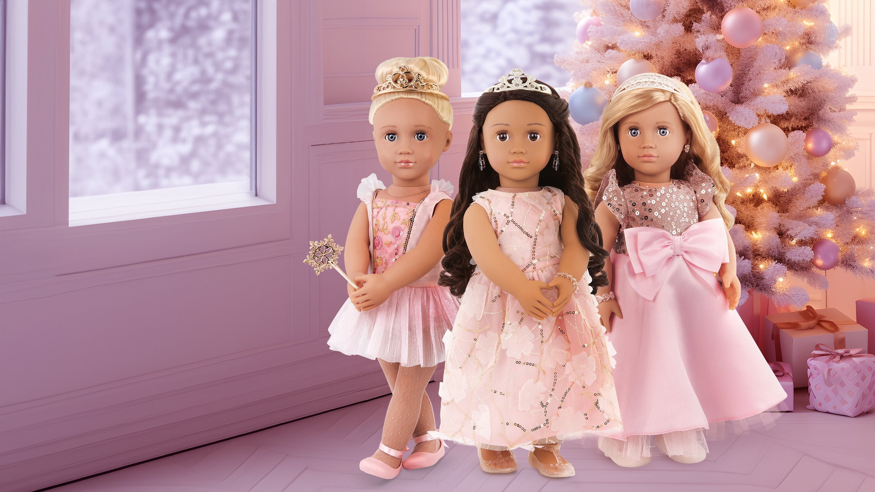 our generation christmas dress Our Generation Luz 18" Doll with Red & Green Holiday Sweater Dress Outfit : Target