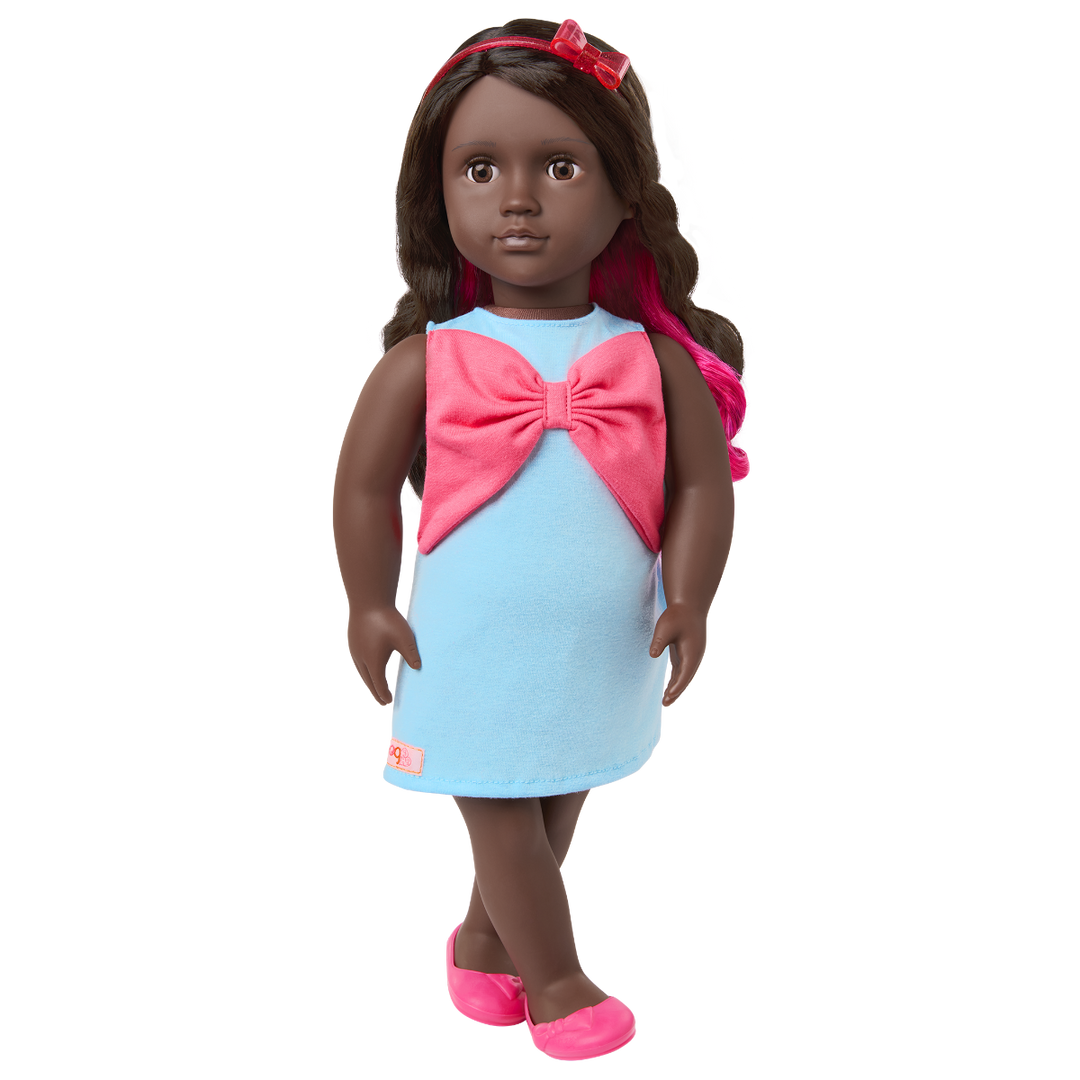 Shine All Day - Doll Clothes - Dress with Bow & Sequin Jacket - Our Generation UK