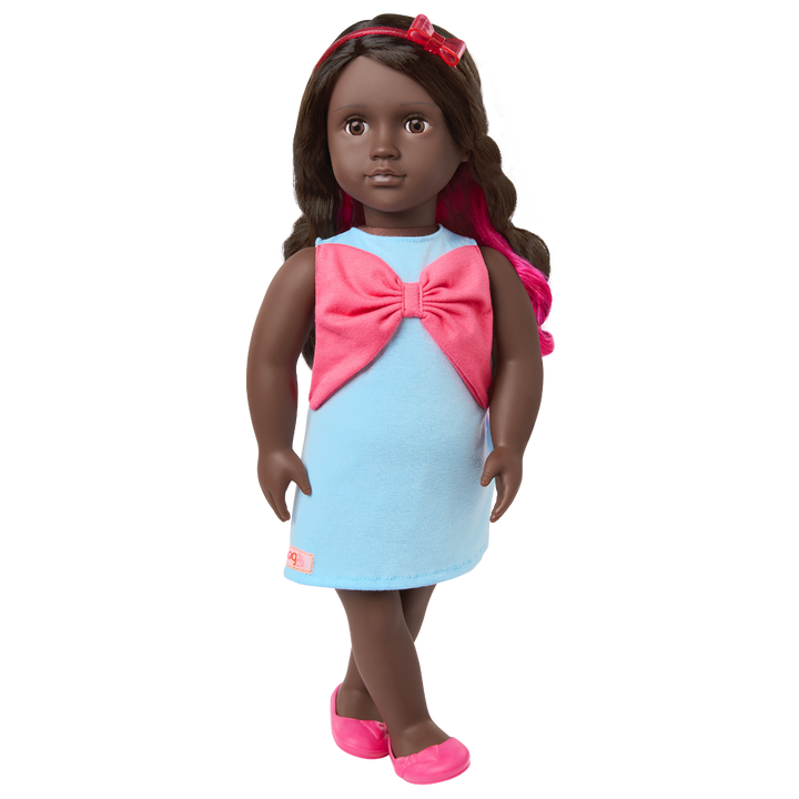 Shine All Day - Doll Clothes - Dress with Bow & Sequin Jacket - Our Generation UK