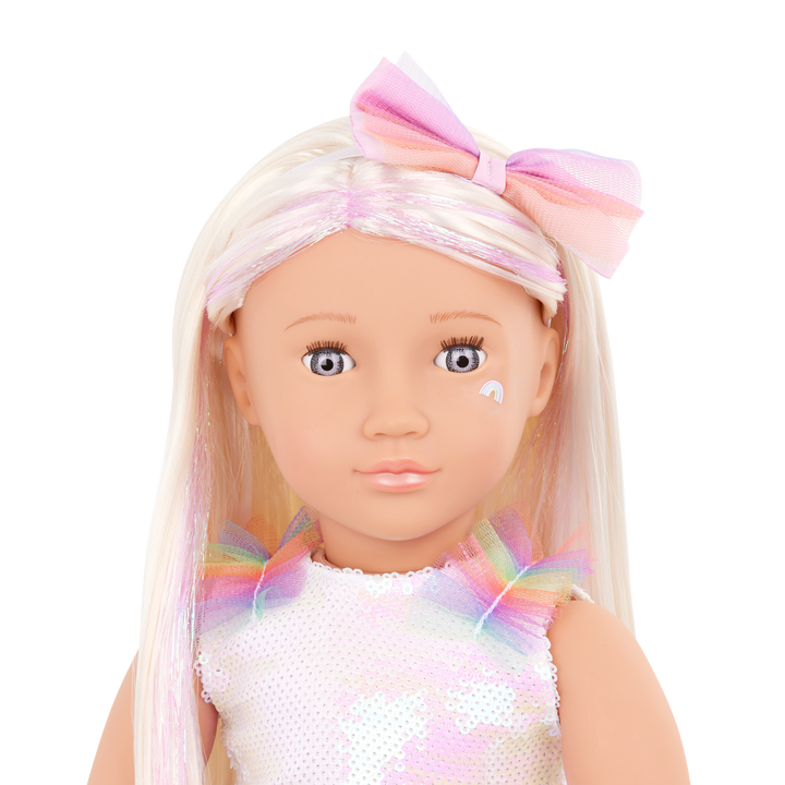 Iris - 46cm Fashion Doll - OG Doll with Blonde Hair with Highlights - Toys & Gifts for Kids - Our Generation UK