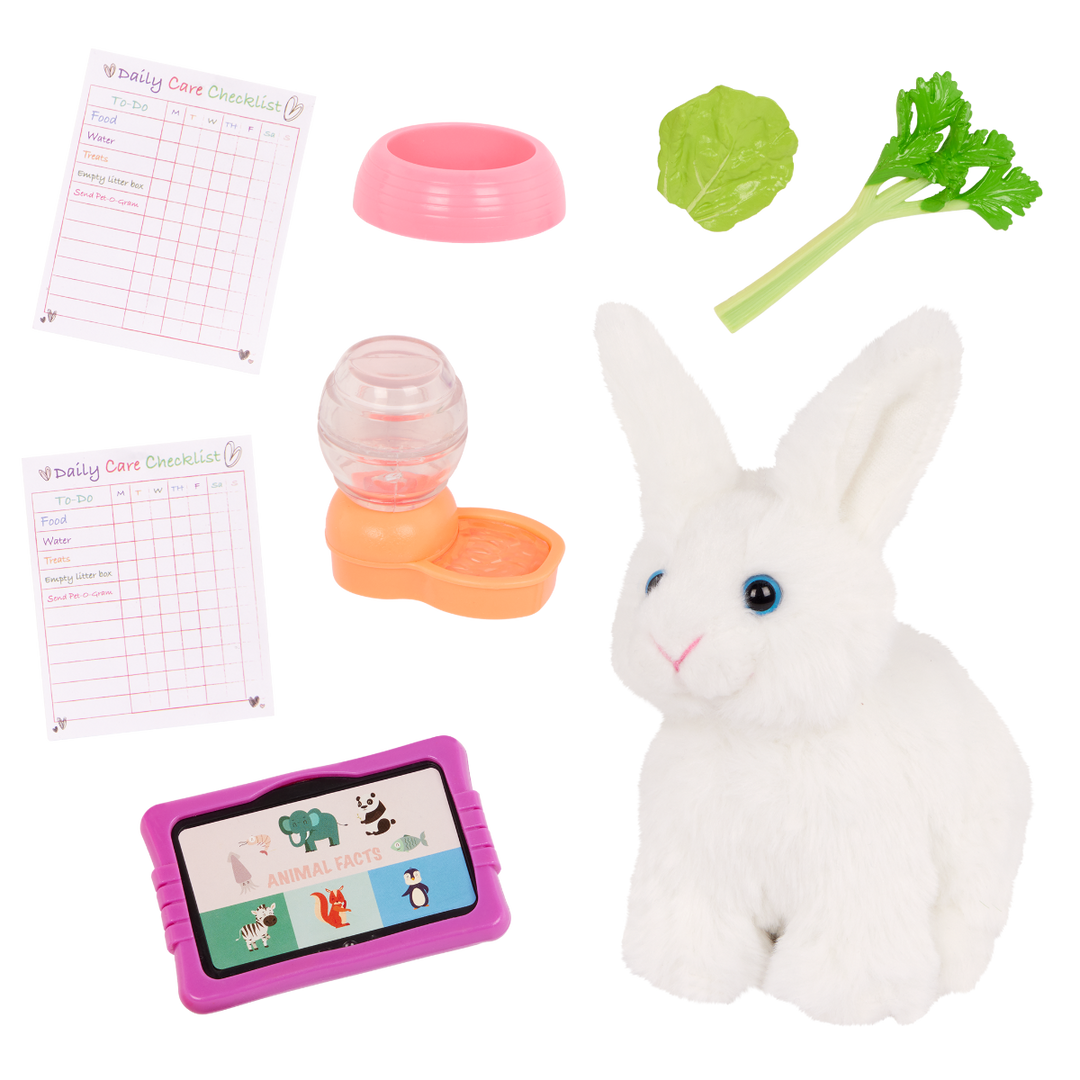 Tabby - OG Doll & Pet Bunny Rabbit - Doll with Blonde Hair & Brown Eyes - Deluxe Doll - Doll with Storybook - Gifts for Kids - Our Generation UK
