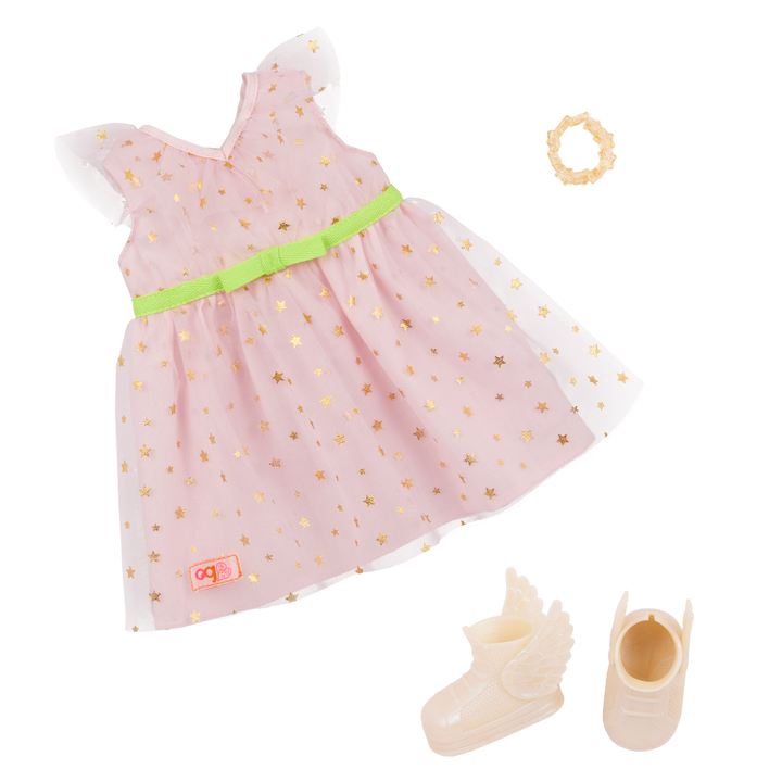 Wishes - Our Generation Birthday Doll - Doll with Party Accessories - OG Doll with Pink Hair & Brown Eyes - Gift Ideas for Kids - Toys for 3 Years + - Our Generation