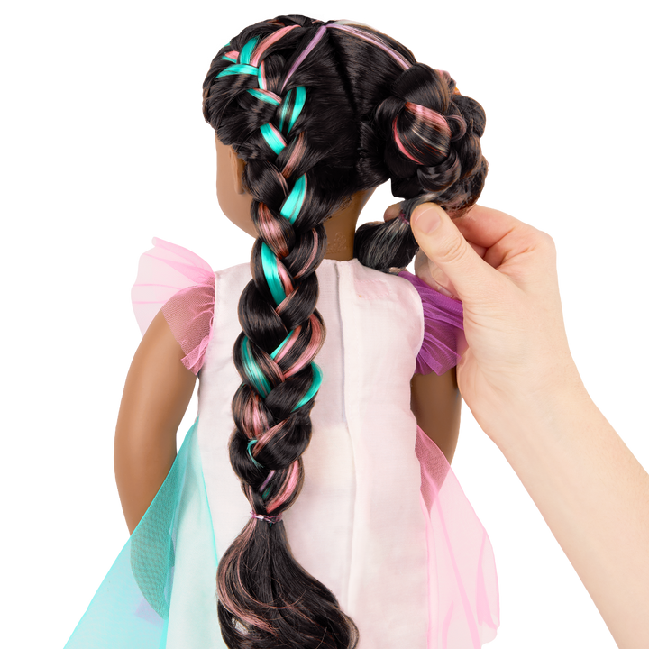 Tasha - Hair Grow Doll with Hair Styling Accessories - 46cm OG Doll - Toys & Gifts for Kids - Our Generation UK