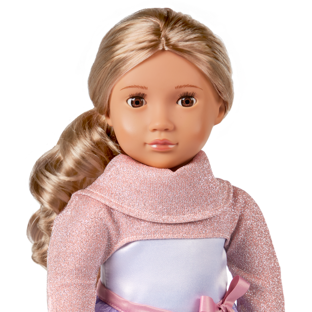 Jillie - 46cm Ballerina Doll - OG Doll with Blonde Hair & Brown Eyes - Toys & Gifts for Kids - Ages 3 Years +  Our Generation UK