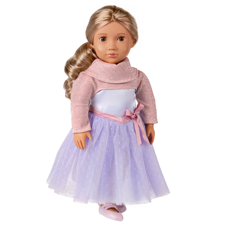 Jillie - 46cm Ballerina Doll - OG Doll with Blonde Hair & Brown Eyes - Toys & Gifts for Kids - Ages 3 Years +  Our Generation UK