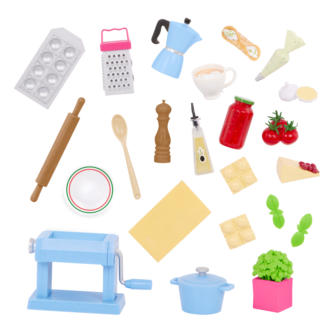 Pasta Party - Play Food Set for 46cm Dolls - OG Food Accessories - Our Generation