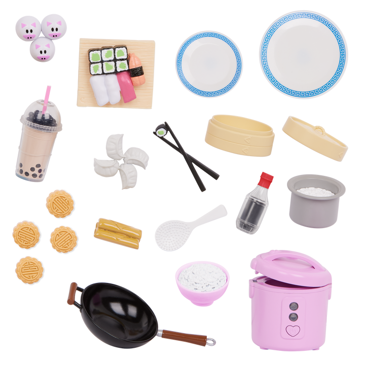 Sushi Surprise - Food Playset for 46cm Dolls - OG Doll Food Accessory Set - Our Generation