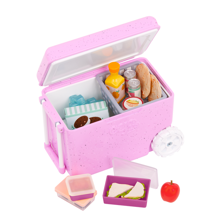 Camping Cool - Food Accessories for 46cm Dolls - Pink Cool & Play Food - Our Generation