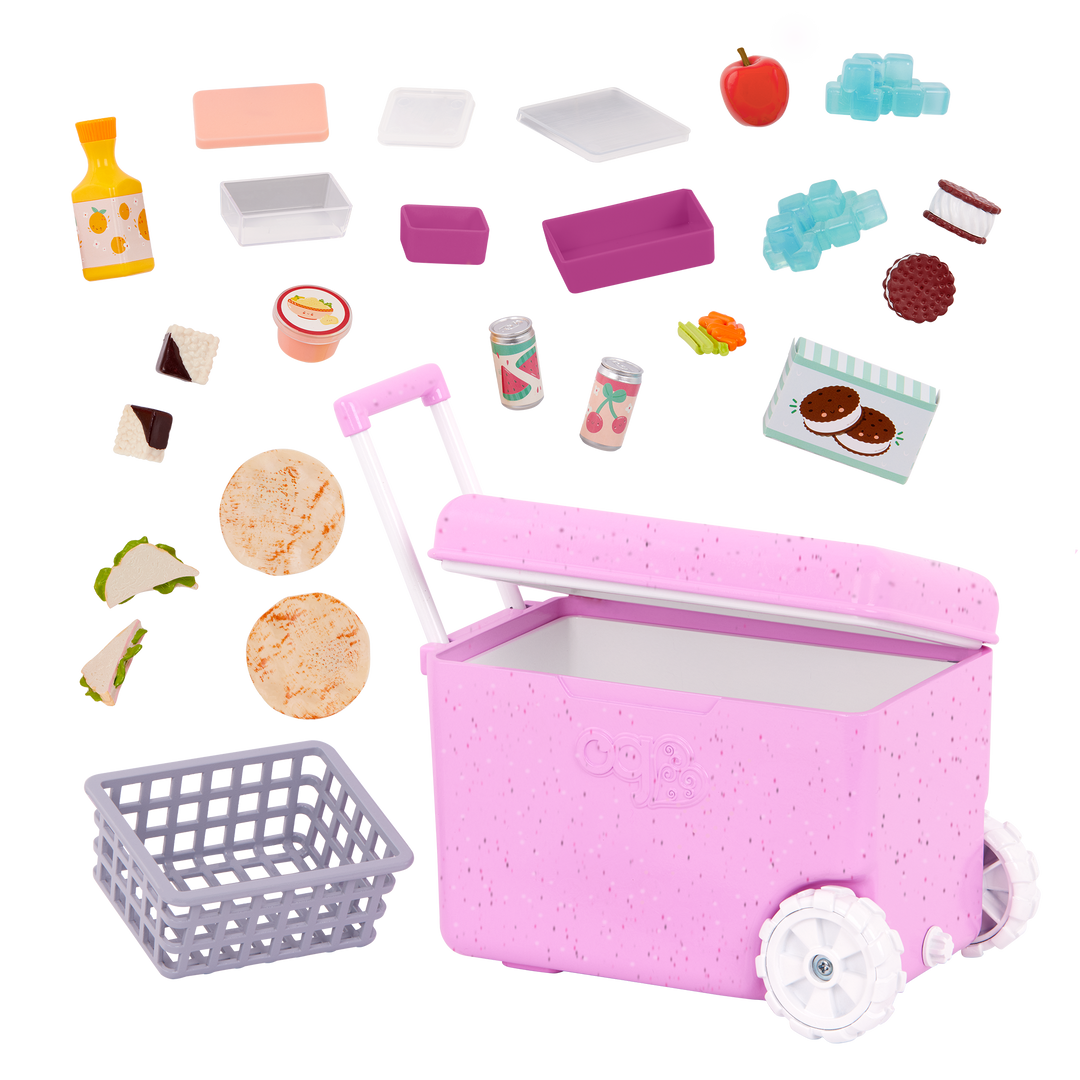 Camping Cool - Food Accessories for 46cm Dolls - Pink Cool & Play Food - Our Generation