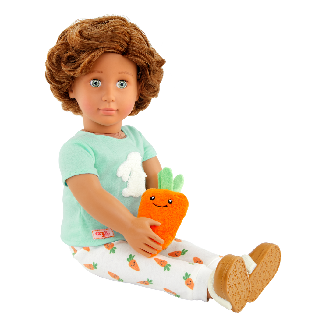 Bedtime Bunny- Pyjama Outfit for 46cm Boy Doll - Boy Doll Clothes - Our Generation UK