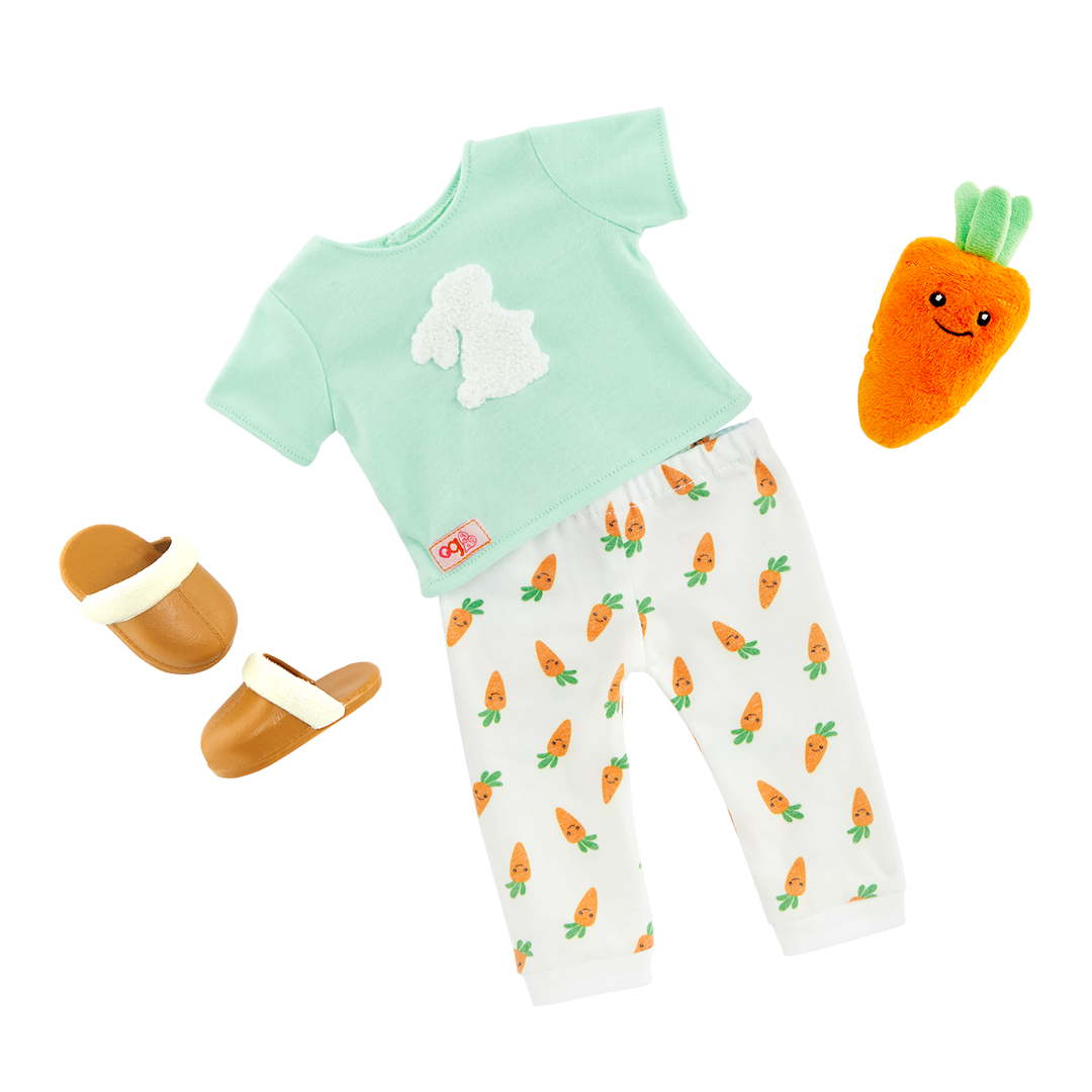 Bedtime Bunny- Pyjama Outfit for 46cm Boy Doll - Boy Doll Clothes - Our Generation UK