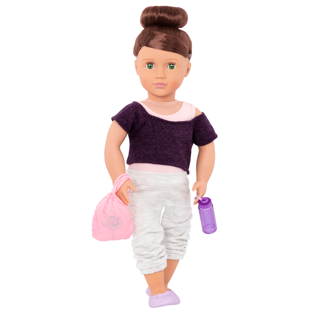 Sydney Lee - 46cm Ballerina Doll - Doll & Book - Gifts for Kids - Our Generation UK