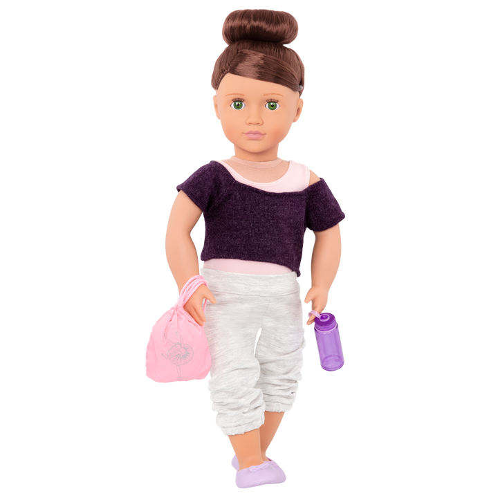 Sydney Lee - 46cm Ballerina Doll - Doll & Book - Gifts for Kids - Our Generation UK