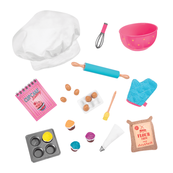 Jenny - 46cm Baking Doll - OG Doll with Blonde Hair & Green Eyes - Baking Accessories for Dolls - Doll & Storybook - Toys & Gifts - Our Generation