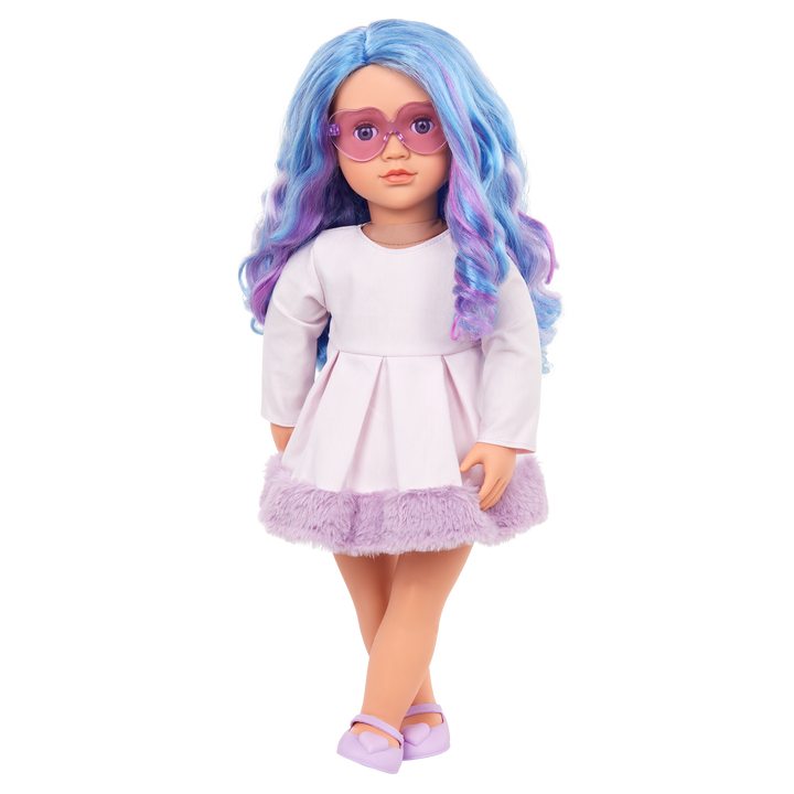 Veronika - 46cm Doll with Multi-Coloured Hair - Toys & Gifts for Kids - Ages 3 Years - 12 - Our Generation UK