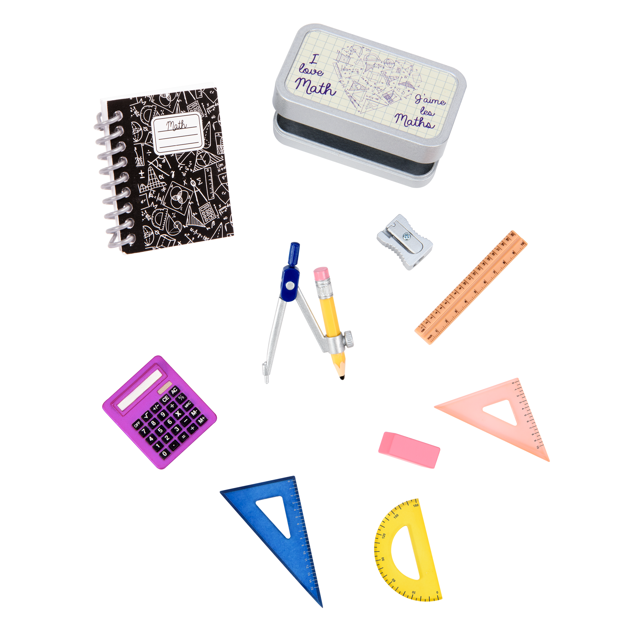 Maths Whiz 46 cm Doll Geometry Set Our Generation Our Generation UK