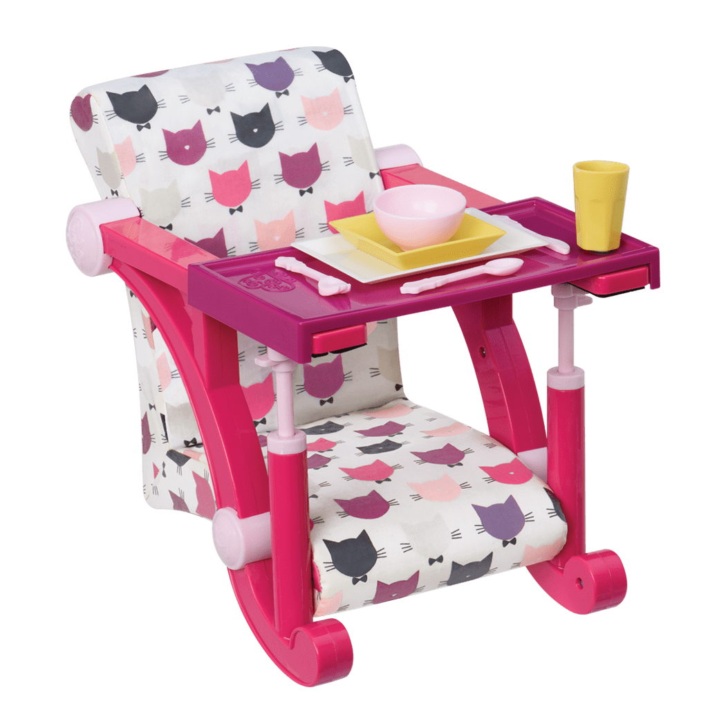 Let's Hang 46 cm Doll High Chair Cats Our Generation – Our