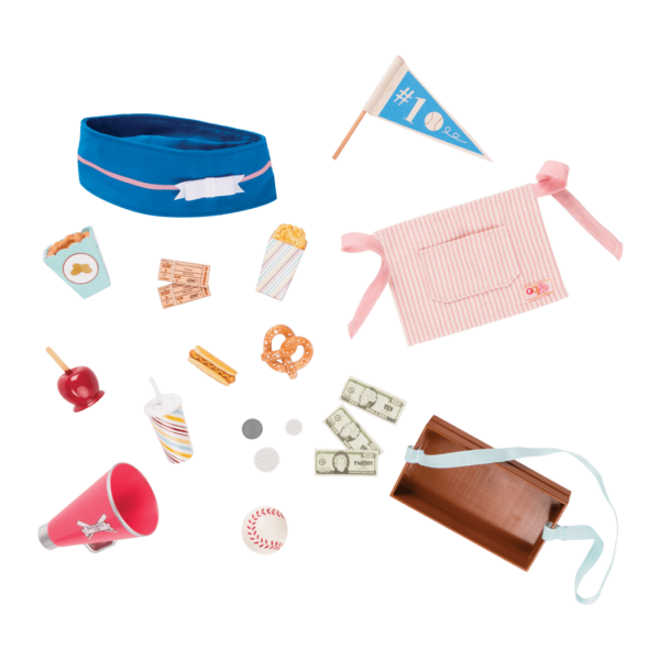 Out to the Ballgame 46 cm Doll Baseball Set Our Generation Our Generation UK