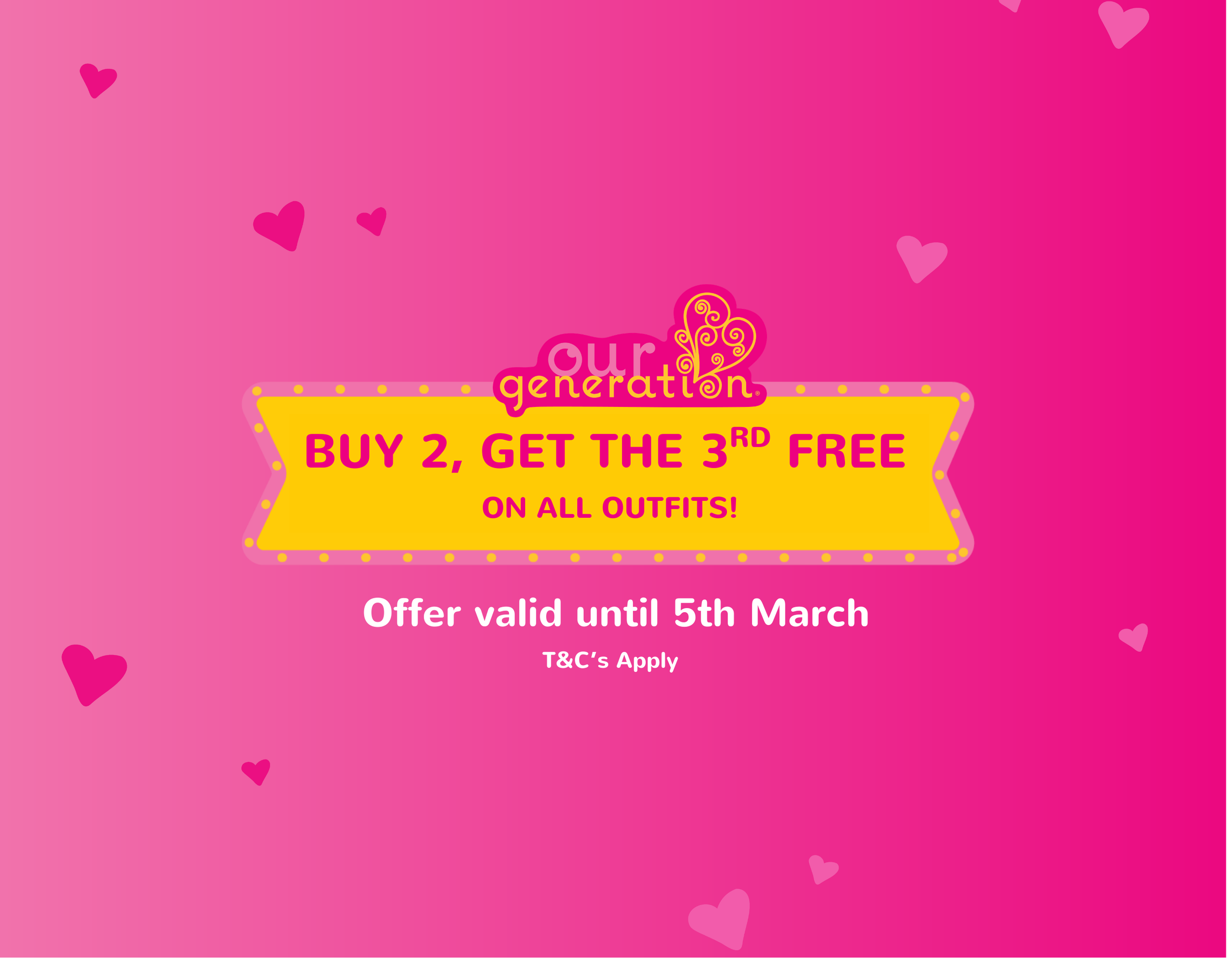 3x2 on Outfits - Clothes for Dolls - Our Generation UK