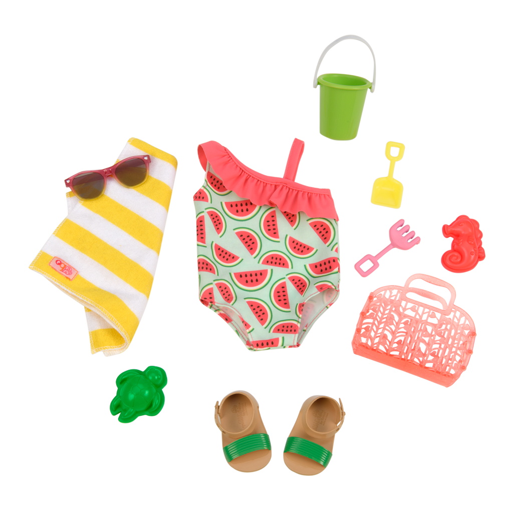 Slice of Fum - Swimming Costume & Beach Accessories - Clothing for Dolls - Our Generation UK