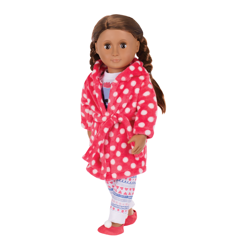 Snuggle Up - Doll PJ Set & Dressing Gown - Clothes for 46cm Dolls - Our Generation