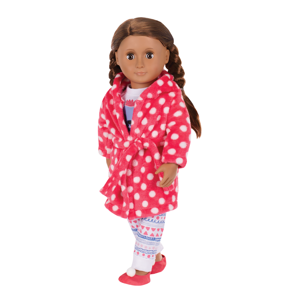 Snuggle Up - Doll PJ Set & Dressing Gown - Clothes for 46cm Dolls - Our Generation