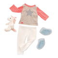 Unicorn Wishes  - Pyjama Outfit for 46cm Dolls - Doll Clothing - Our Generation