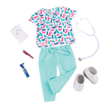 Healthy Paws - 46cm Vet Outfit for Dolls - Clothes for Dolls - Our Generation
