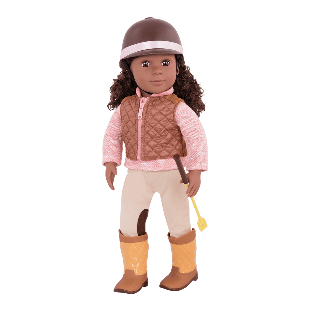 Riding in Style - Equestrian Outfit for 46cm Dolls - Top & Bottom- Our Generation UK