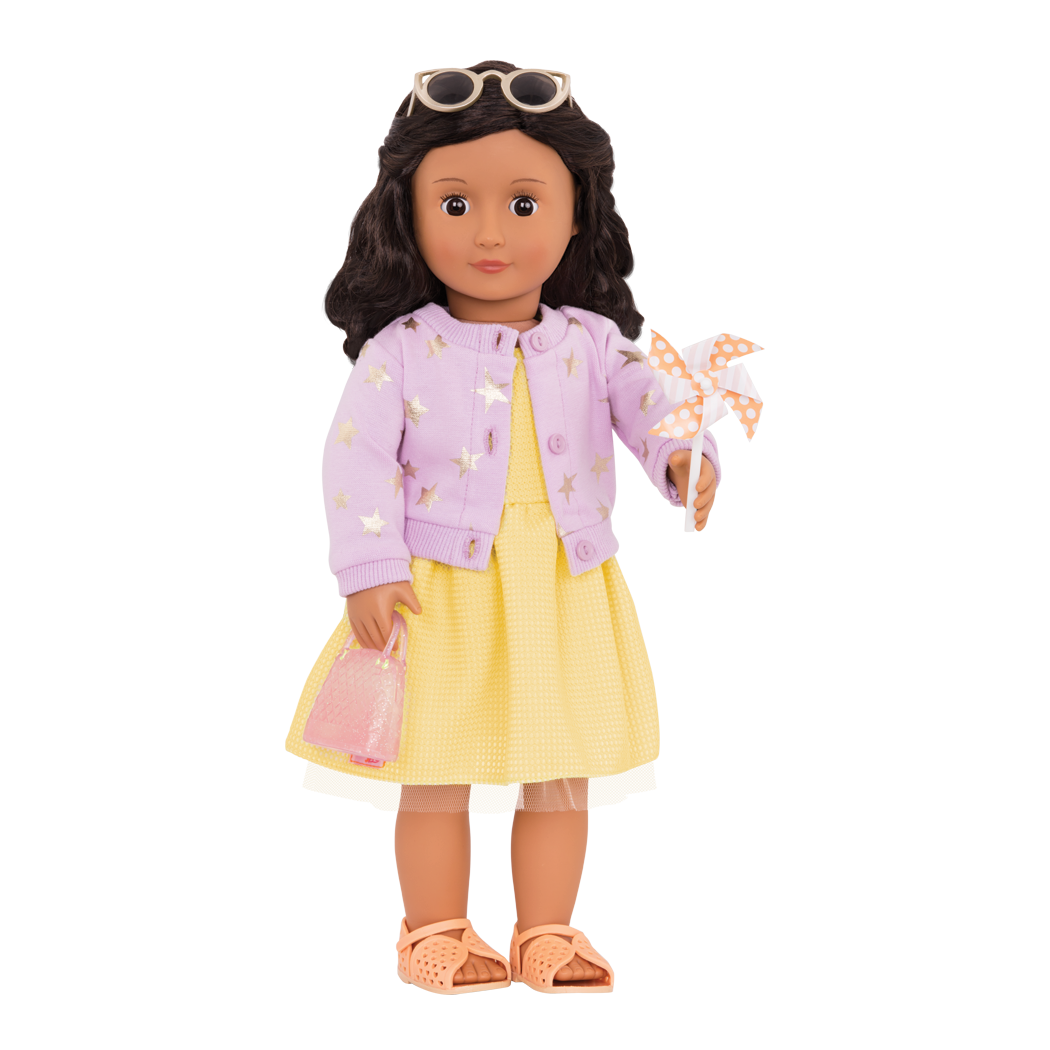 Sunshine and Stars - Summer Outfit for 46cm Dolls - Dress for Dolls - Our Generation UK