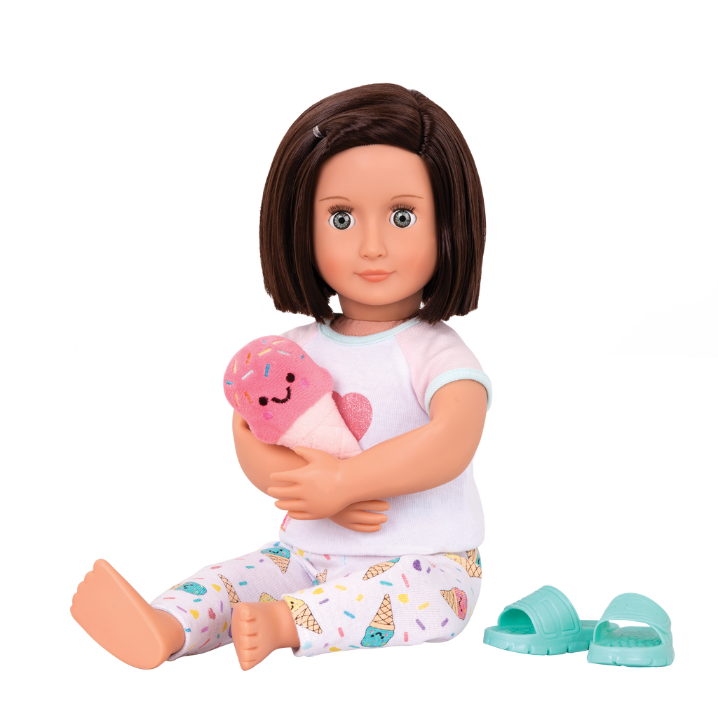 Ice Cream Dreams - Doll Pyjama Set & Dressing Gown - Clothes for Dolls - Our Generation