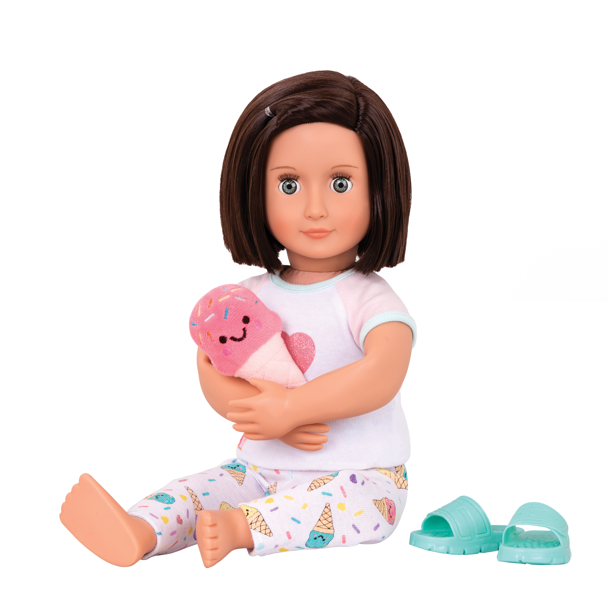 Ice Cream Dreams - Doll Pyjama Set & Dressing Gown - Clothes for Dolls - Our Generation