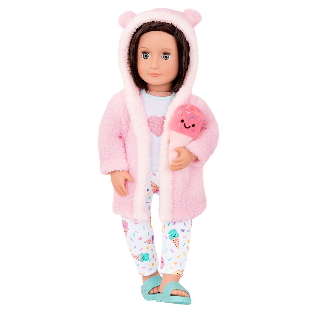 Ice Cream Dreams - Doll Pyjama Set & Dressing Gown - Clothes for Dolls - Our Generation