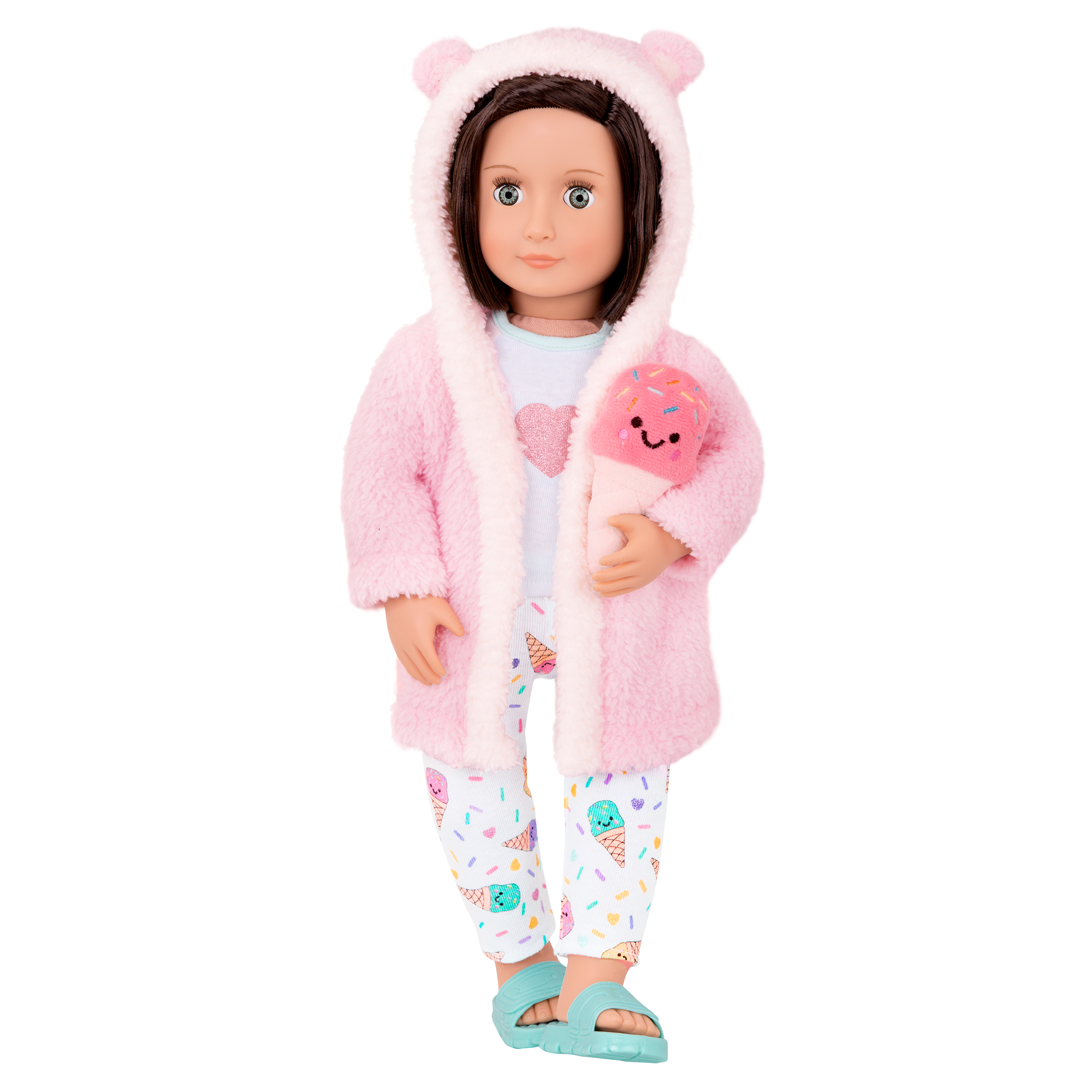Ice Cream Dreams - Doll Pyjama Set & Dressing Gown - Clothes for Dolls - Our Generation