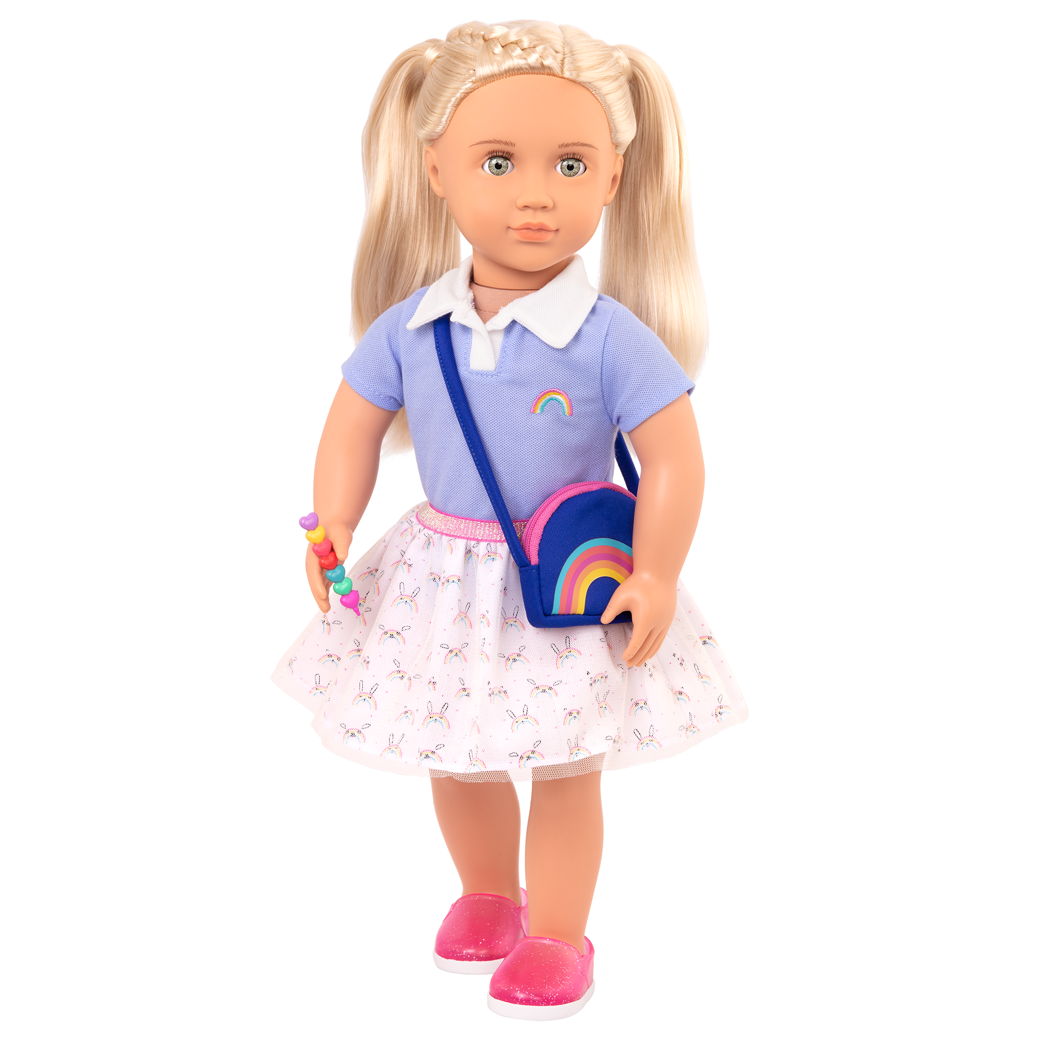 Rainbow Academy - 46cm School Outfit for Dolls - Top & Skirt - Doll Clothing - Our Generation