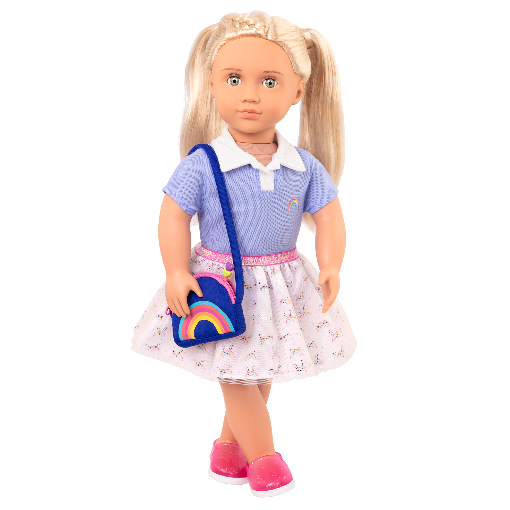 Rainbow Academy - 46cm School Outfit for Dolls - Top & Skirt - Doll Clothing - Our Generation