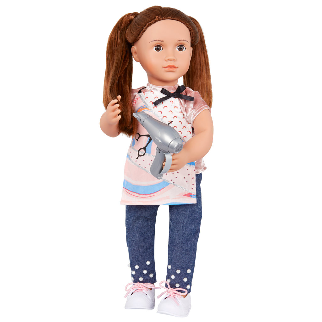 Love to Style - Hairdresser Outfit for 46cm Dolls - Doll Clothes - Our Generation