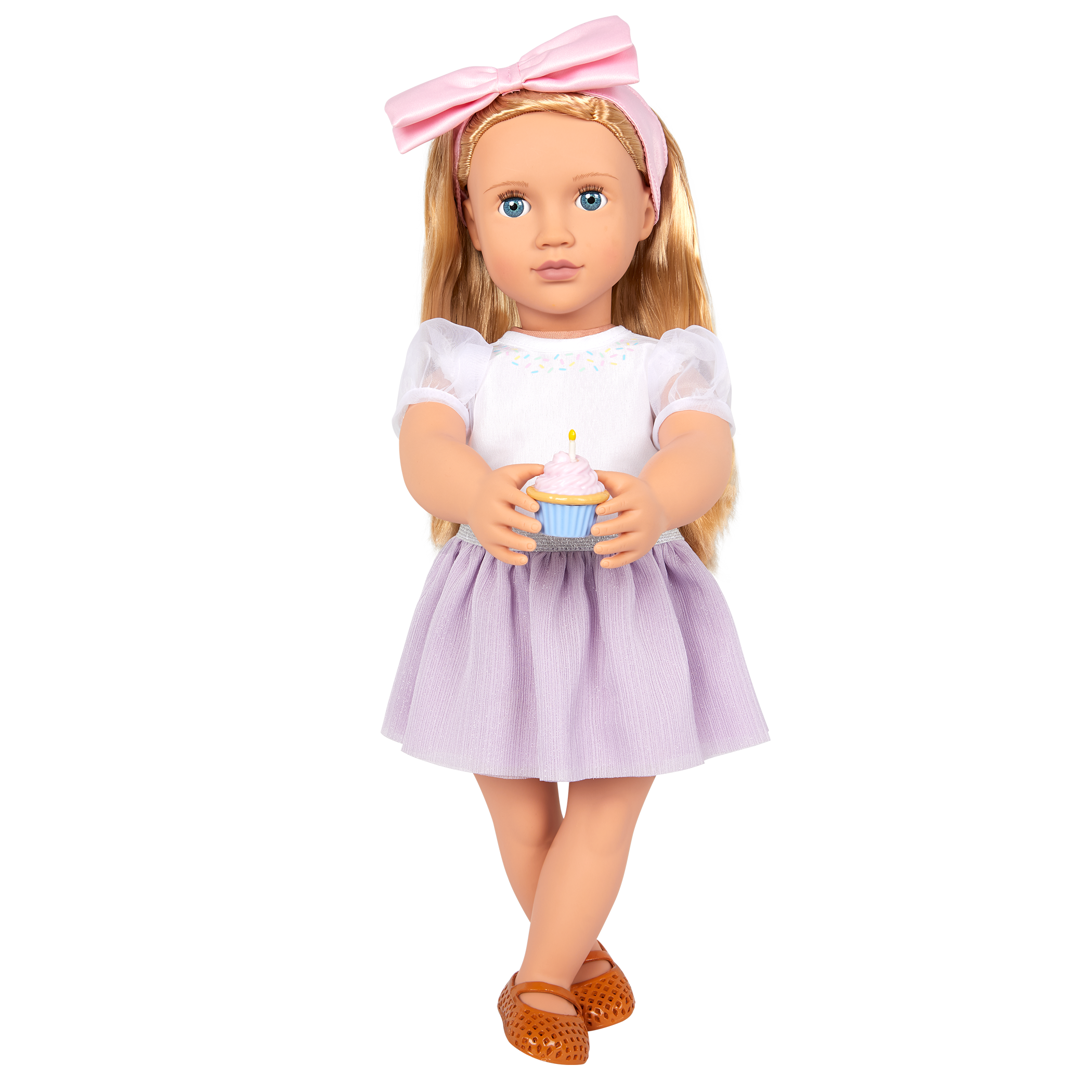 Sweet Wishes  - Birthday Outfit for Dolls - Top & Skirt - Doll Clothing - Our Generation