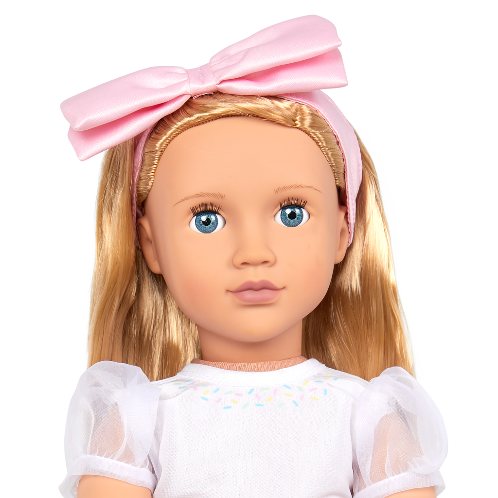Sweet Wishes  - Birthday Outfit for Dolls - Top & Skirt - Doll Clothing - Our Generation