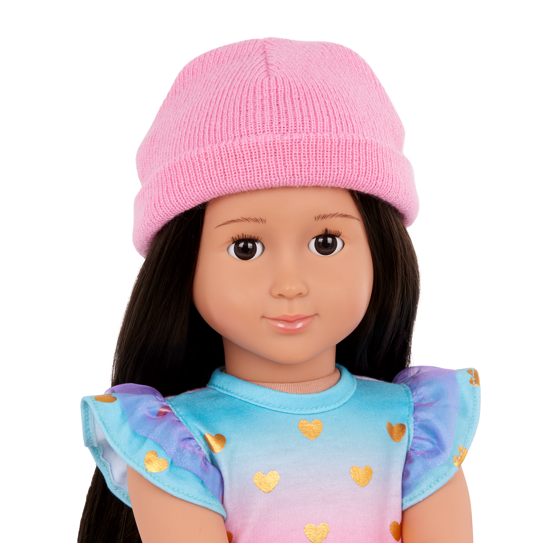 Lovely Hearts  - Dress for 46cm Dolls - Doll Clothing - Our Generation