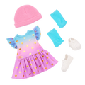 Lovely Hearts  - Dress for 46cm Dolls - Doll Clothing - Our Generation