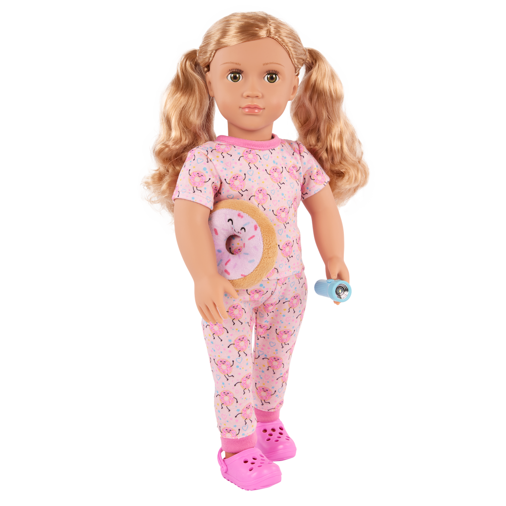 Dreaming of Doughnuts - Pyjama Set for 46cm Dolls - Doll Clothing - Our Generation UK