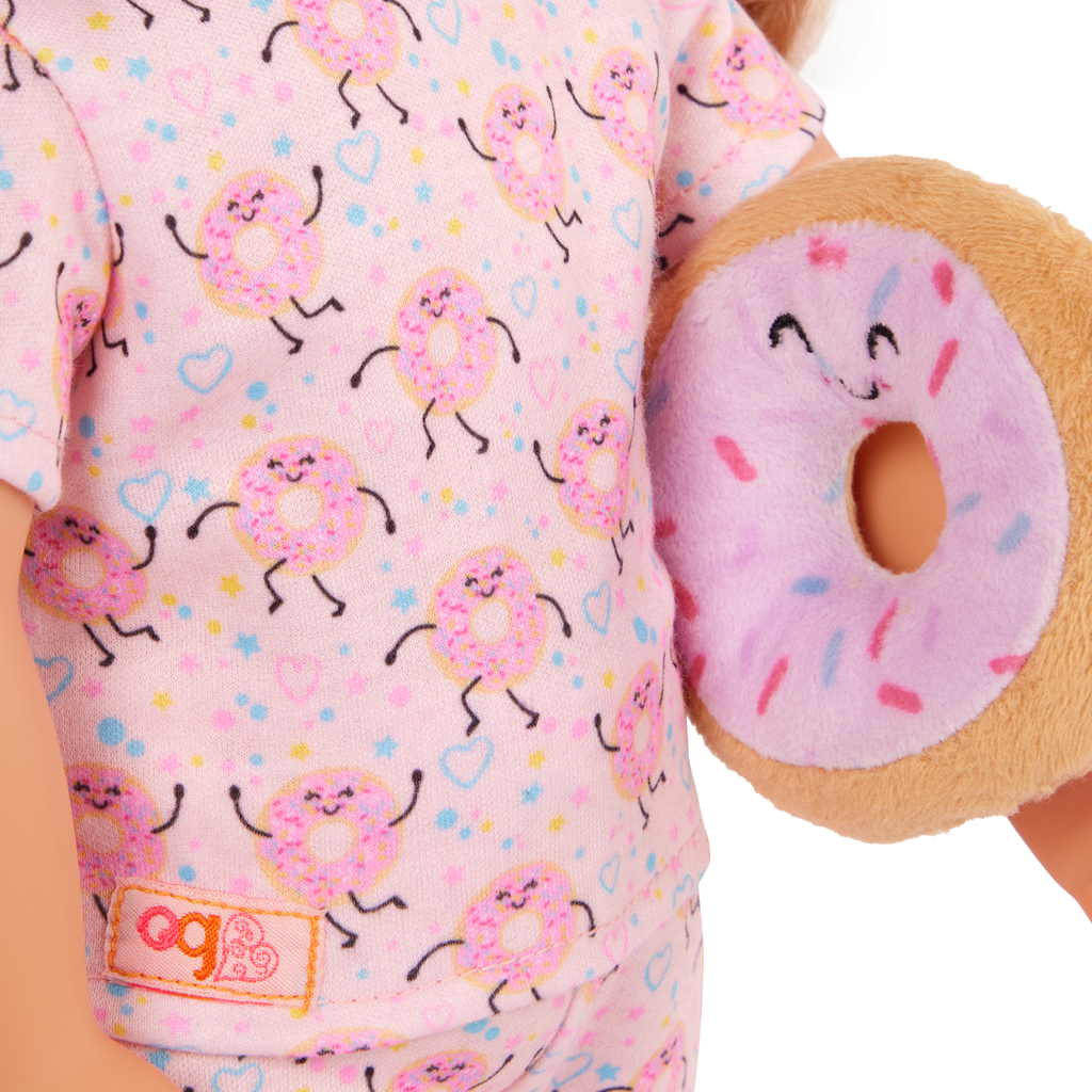 Dreaming of Doughnuts - Pyjama Set for 46cm Dolls - Doll Clothing - Our Generation UK