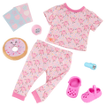Dreaming of Doughnuts - Pyjama Set for 46cm Dolls - Doll Clothing - Our Generation UK