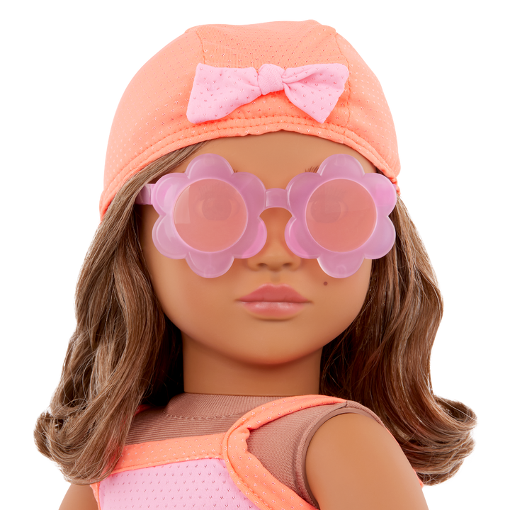 Floaty Fun - Swimming Costume & Accessories for Dolls - Swimming Costume, Rubber Ring - Summer Clothes for Dolls - Doll Beachwear - Our Generation