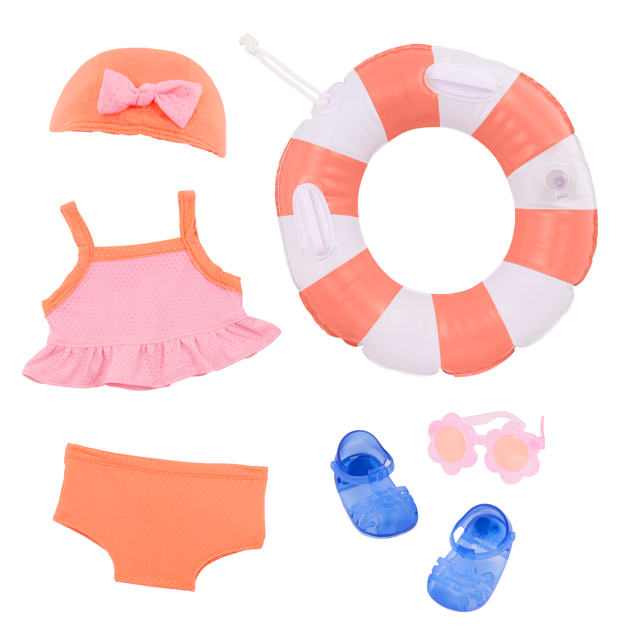 Floaty Fun - 46cm Swimwear & Beach Accessories - Clothes for Dolls - Our Generation