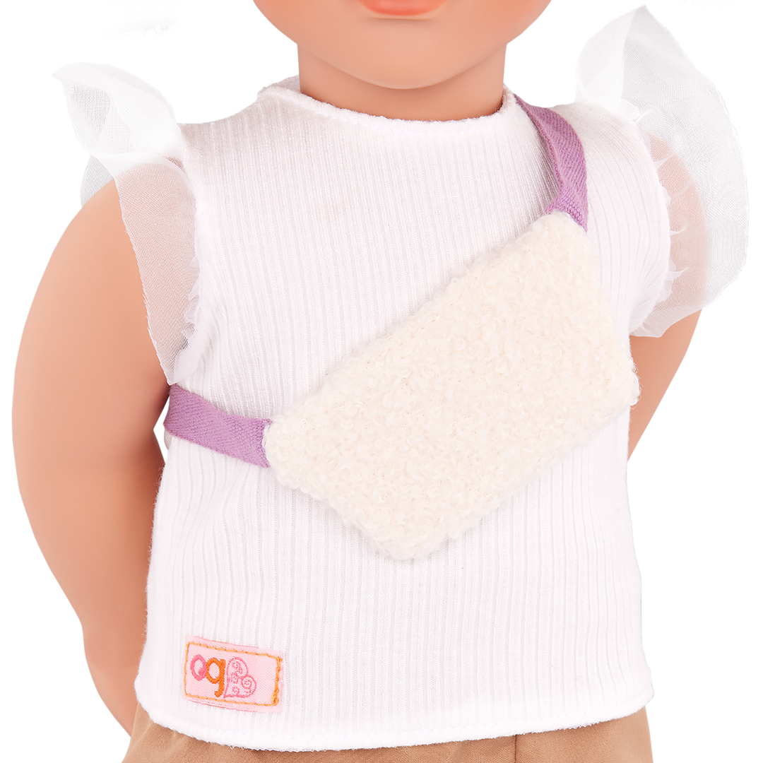 Ready to Roam - 46cm Doll Travel Outfit with Hat, Bag, Trousers & Top -  Our Generation