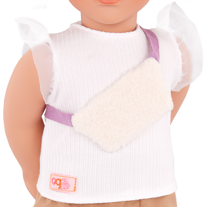 Ready to Roam - 46cm Doll Travel Outfit with Hat, Bag, Trousers & Top -  Our Generation