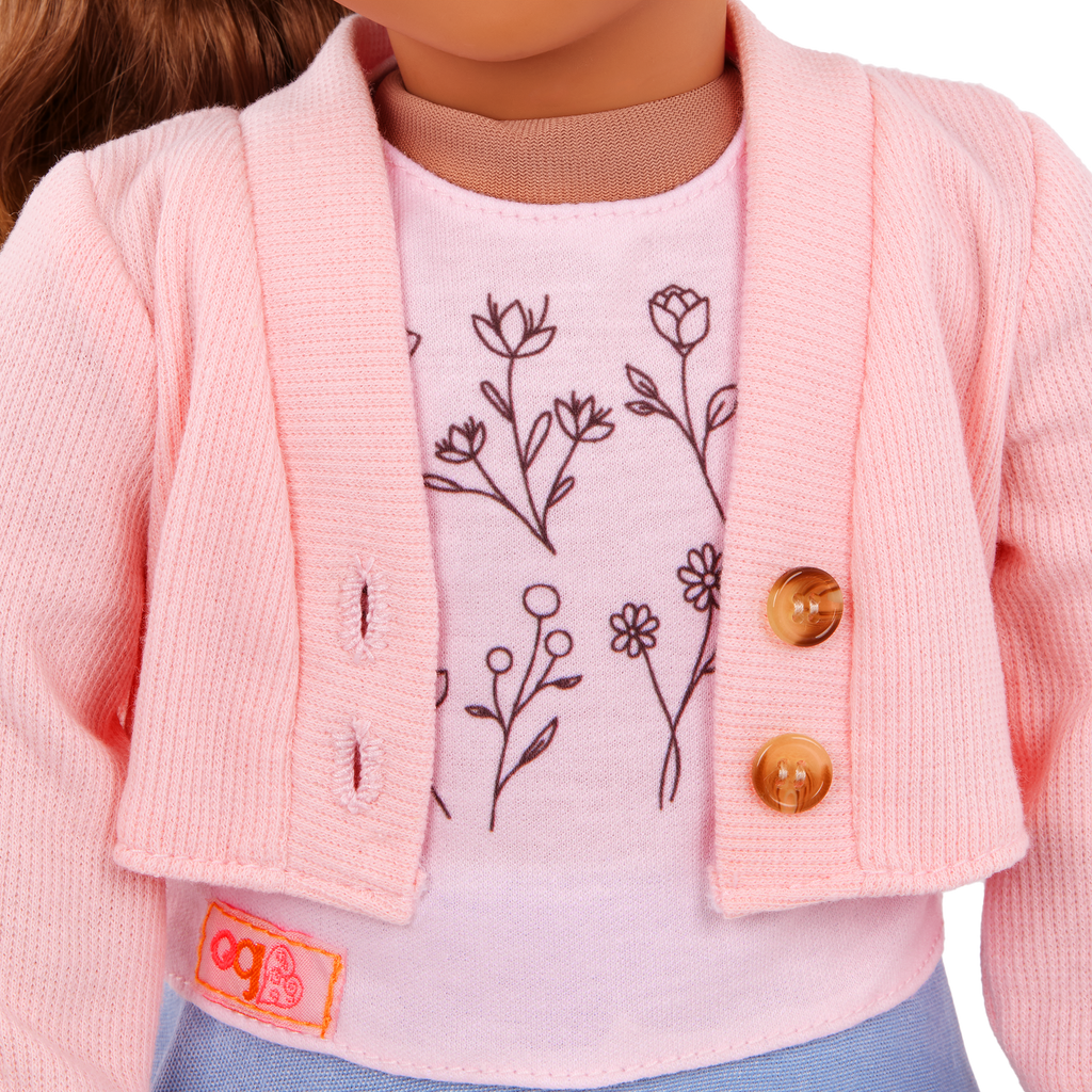 Country Charm  - Top & Skirt - Doll Clothing - Our Generation 